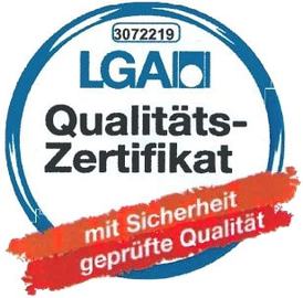 TUV Rheinhald Quality Certificate